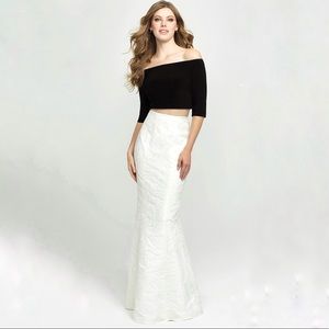 PromGirl Madison James Two-Piece Mermaid Size 2 (fits like Size 4)